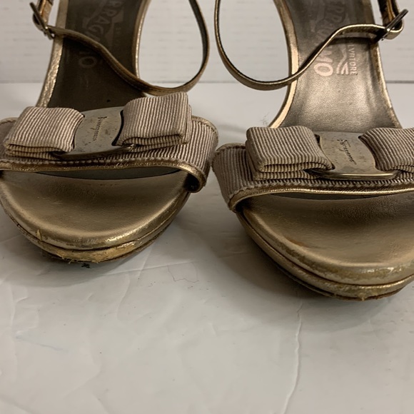 Salvatore Ferragamo open toe heel - Picture 6 of 6